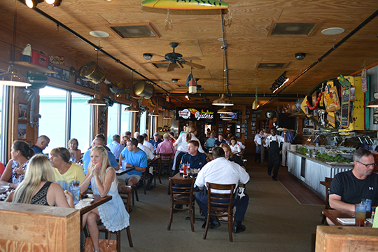 First Responders Never Forget Lunch at original oyster house dining room