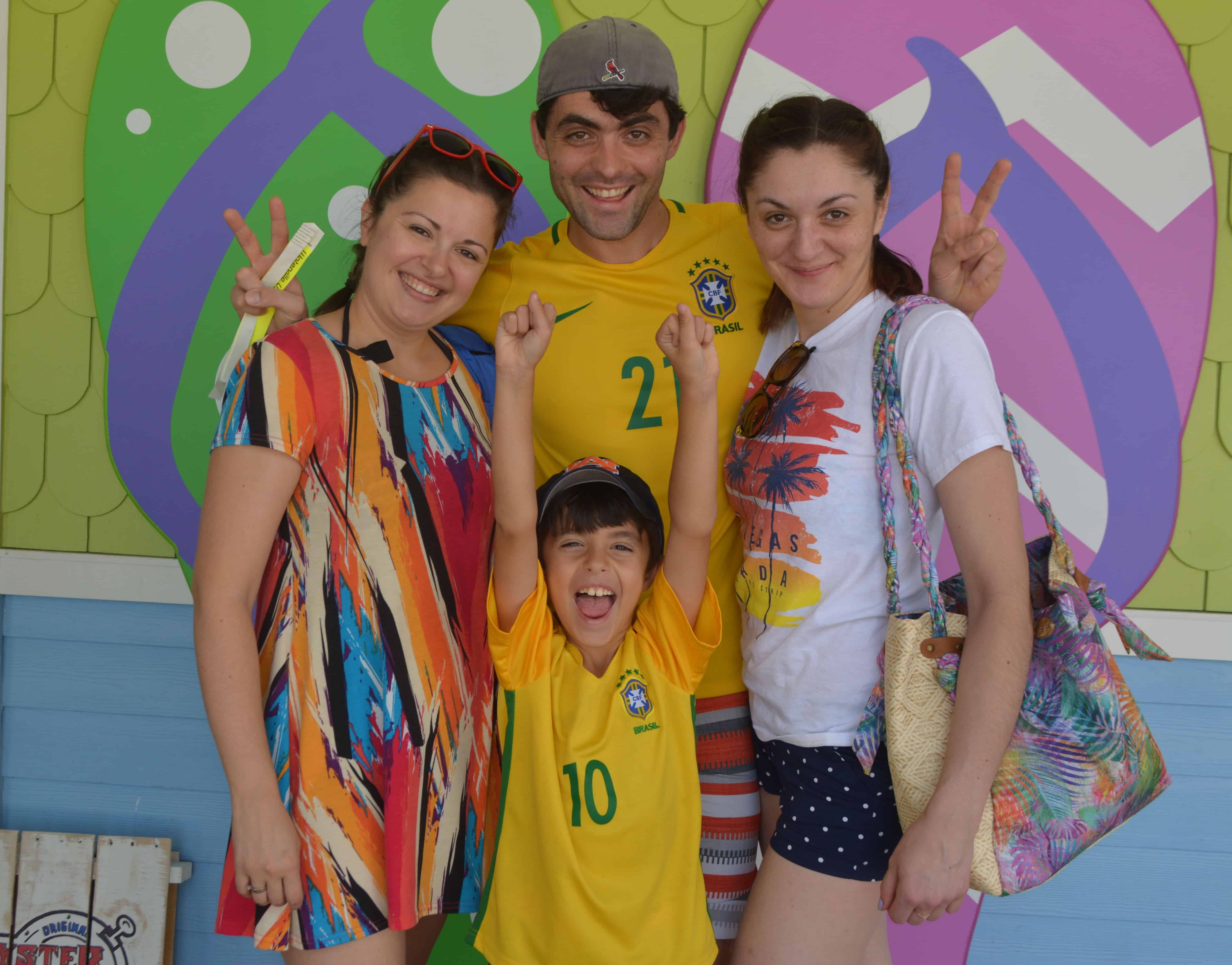Anatolie Simion poses with his family
