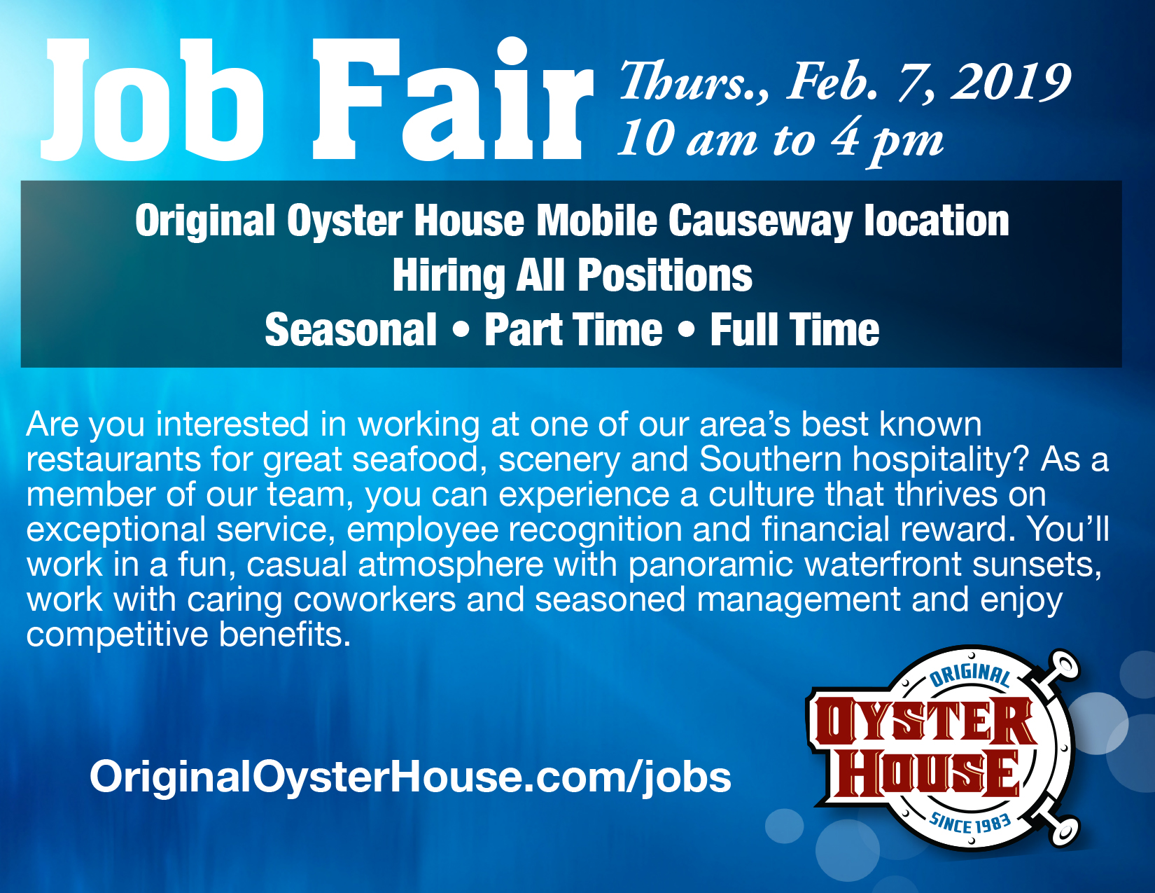 Job Fair on the Mobile Causeway