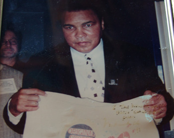 Muhammad Ali at the Original Oyster House