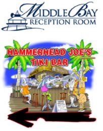 Middle Bay Reception Room and Hammerhead Joe's Tiki Bar