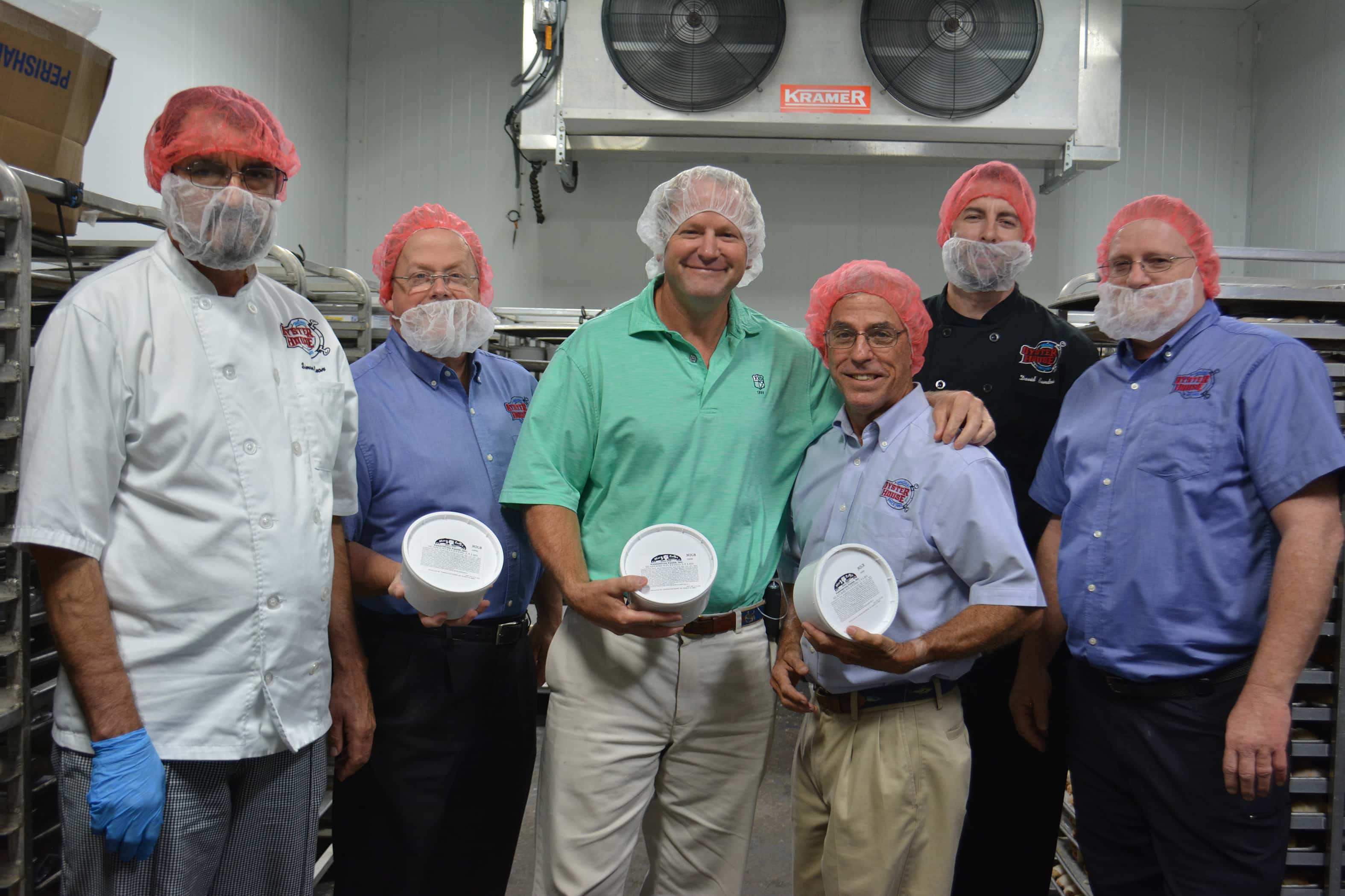 oyster house management team tour Carrington Foods