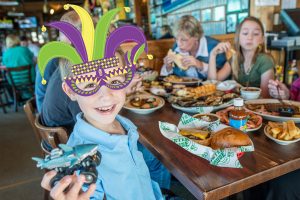 Mardi Gras Boy with Mask