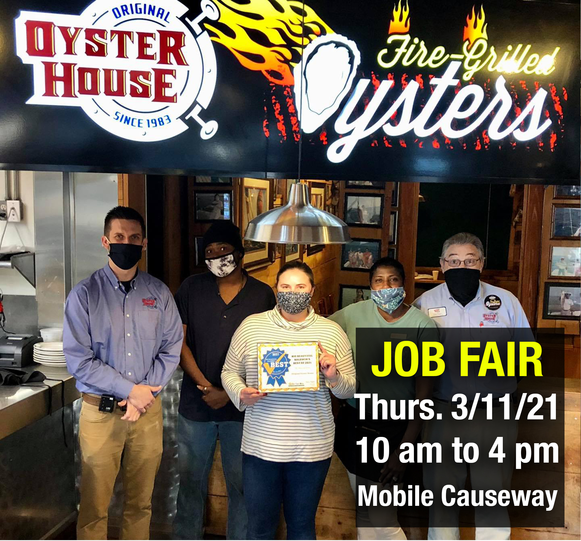 Mobile Causeway Job Fair Thurs. March 11, 2021