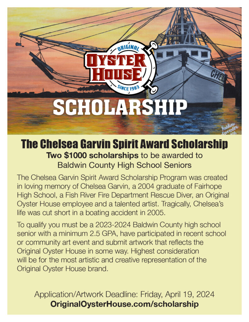 The Chelsea Garvin Spirit Award Scholarship Poster