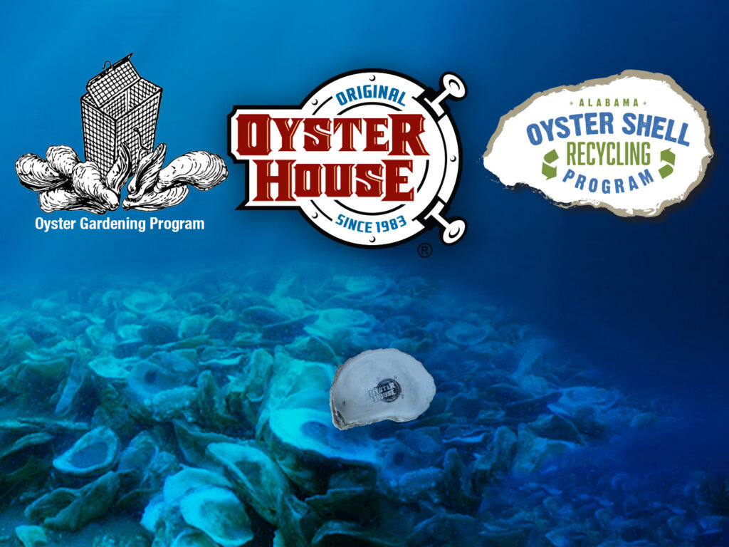 Oyster Gardening, Original Oyster House Logo and Oyster Shell Recycling logo