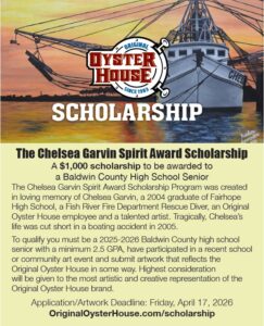 2026 Chelsea Garvin Poster 2026 Chelsea Garvin Scholarship Poster